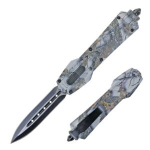 9.5" Zinc Handle OTF - Winter Camo