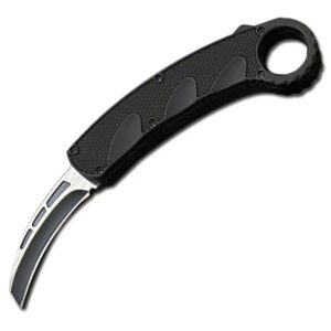 9" Zinc curved handle OTF Knife Color Dragon Claw
