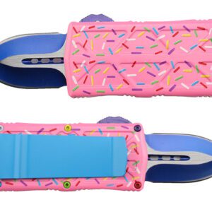 5.5" Zinc handle OTF Knife Color Donut