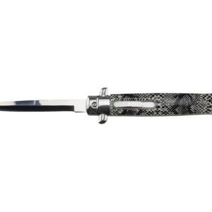 10.9" Zinc handle OTF Knife - Stil Snake Handle