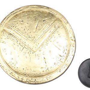 18"Hx18"W Round Medieval PU Foam Shield (Spartan)