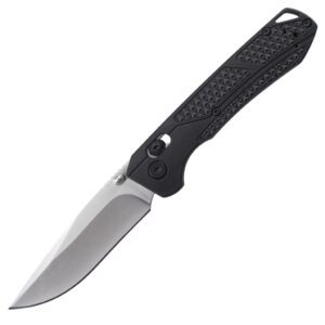 8" ABS Plastic Handle Axis lock Folding knife - Black