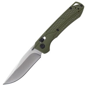 8" ABS Plastic Handle Axis lock Folding knife - OD Green