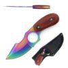 6.3" Full Tang Fixed Blade Hunting Knife w/ Index Guard