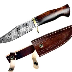 damascus hunting knife