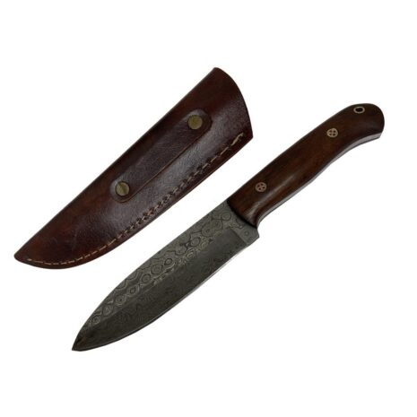 damascus hunting knife