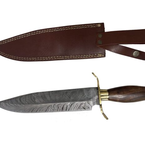 damascus hunting knife