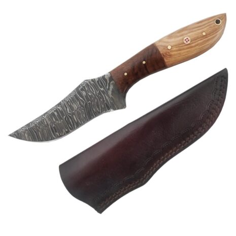 damascus hunting knife