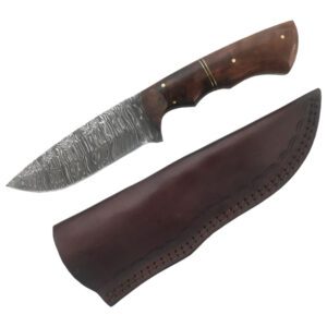 damascus hunting knife