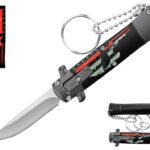 5.25" Mini OTF - Fire Fighter Thin Red Line Skull -