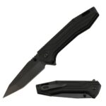8.13" S-TEC Ball Bearing G10 HDL Folding Knife - BLK Tanto