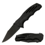 7.8" S-TEC Ball Bearing G10 HDL Folding Knife - BLK Drop Pt