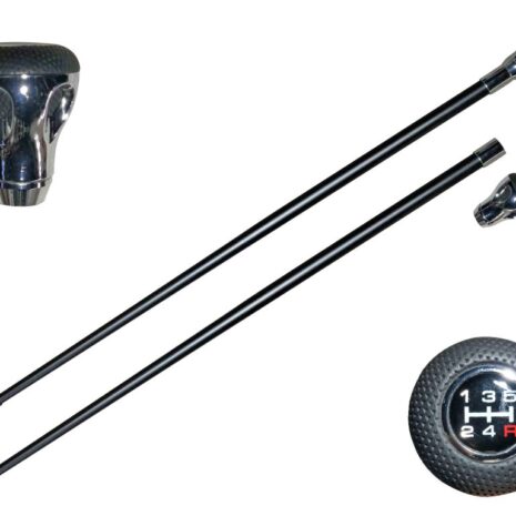 shift knob style walking cane. black