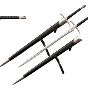 53.5" 65Mn Spring Steel Battle Ready Full Tang Medieval Sword