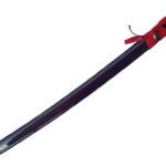 19 3/4"  Glossy Red Wine Scabbard