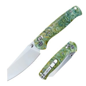 TD024GNYL axis lock folding knife