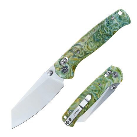 TD024GNYL axis lock folding knife
