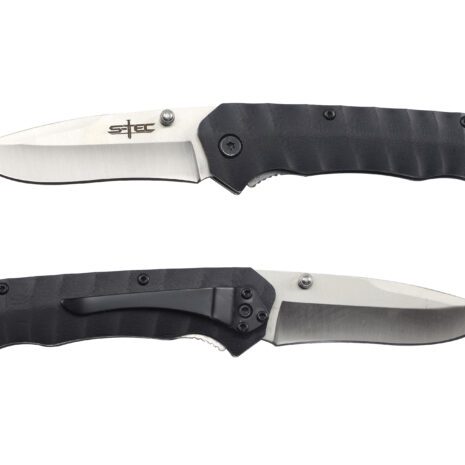 s-tec folding knife with g10 handle