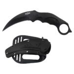 S-TEC 8" Tactical Karambit Hunting Knife w/ ABS Plastic Sheath