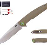 8.5" S-TEC Sandvik Stainless Steel Folding Knife w/ G10 HDL