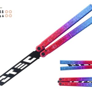 TS601RDBL aluminum balisong trainers