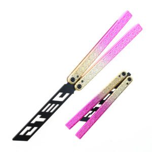 TS602PPYL aluminum balisong trainer